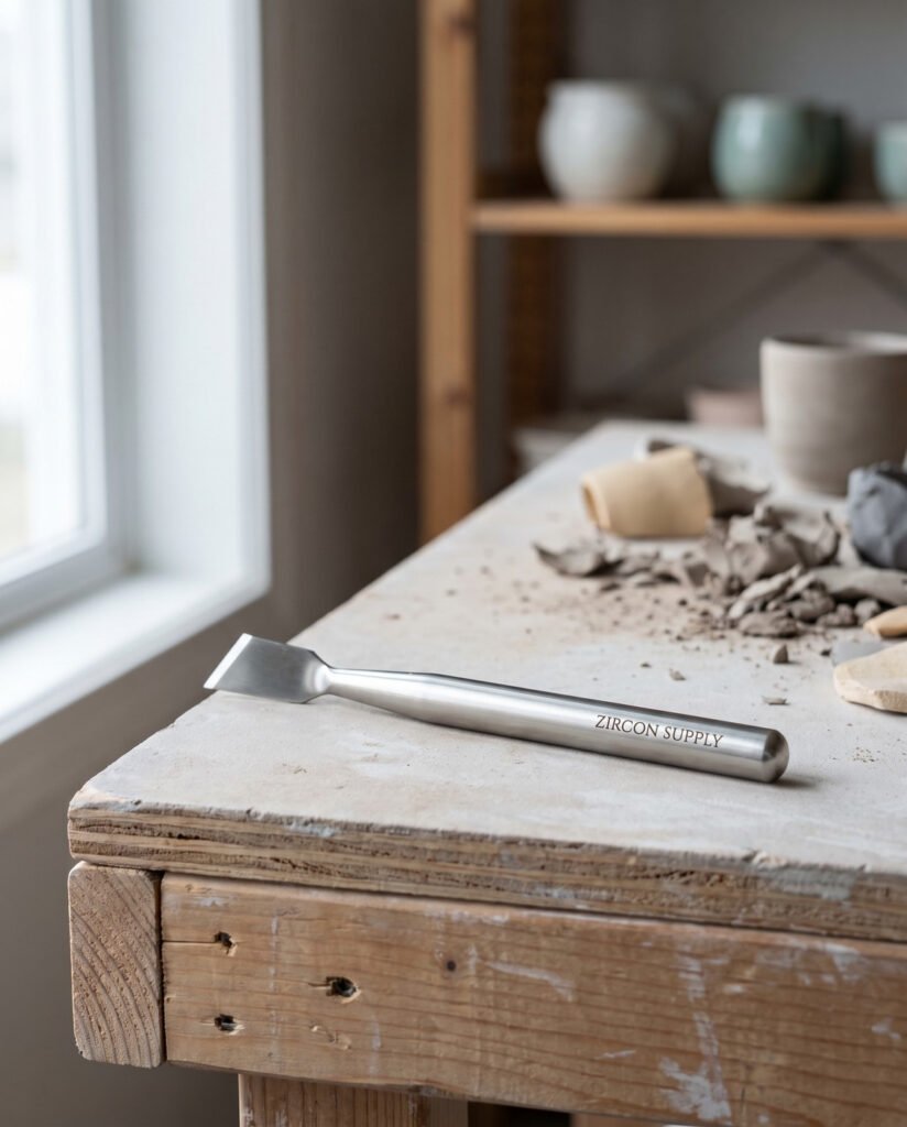 Cleanup Tool — Stainless, Angled