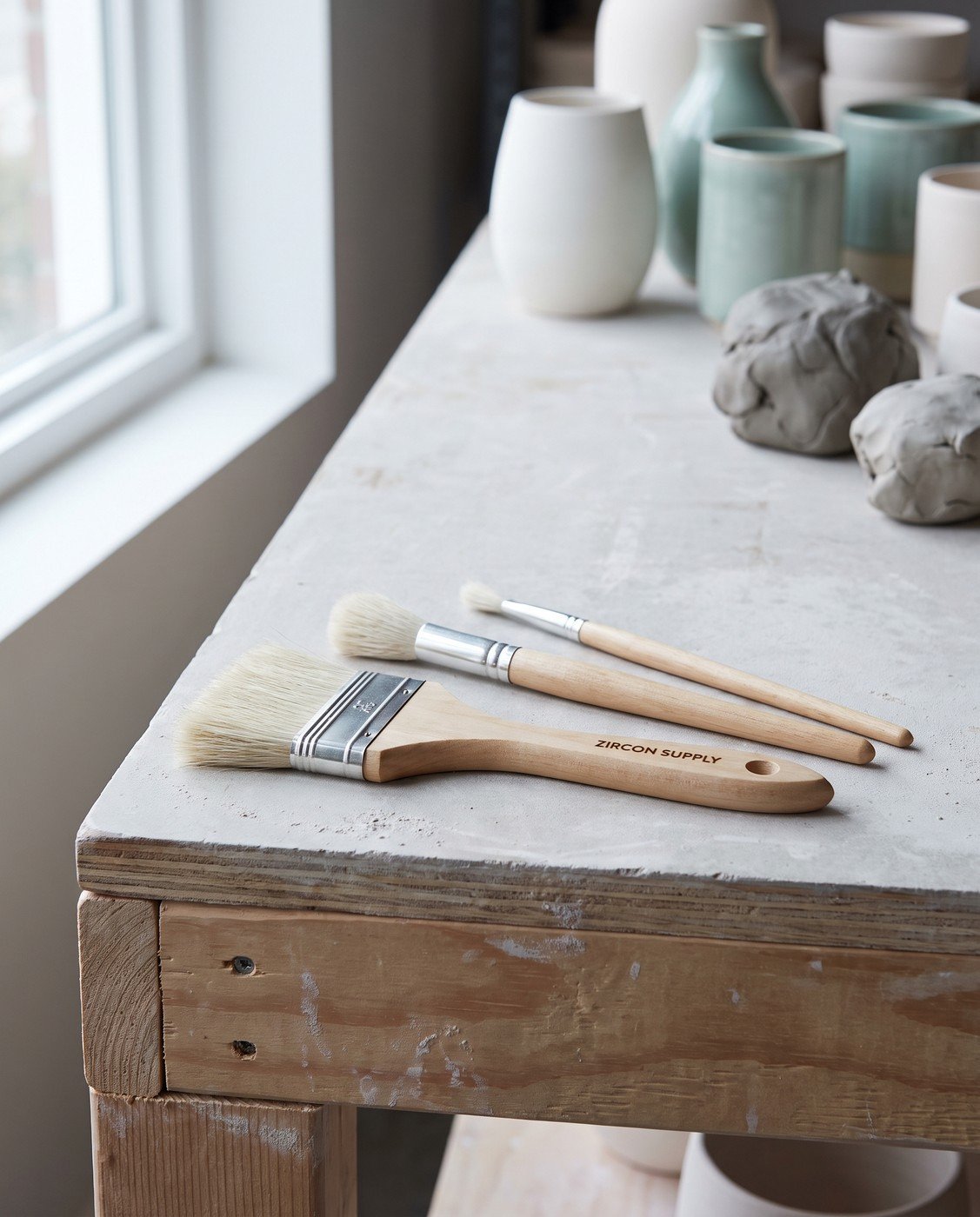 Glaze Mop Brush — Goat Hair