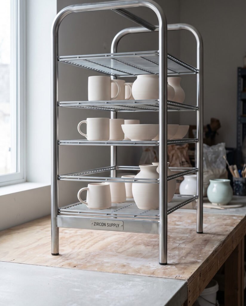 Half Ware Cart — Five Shelf