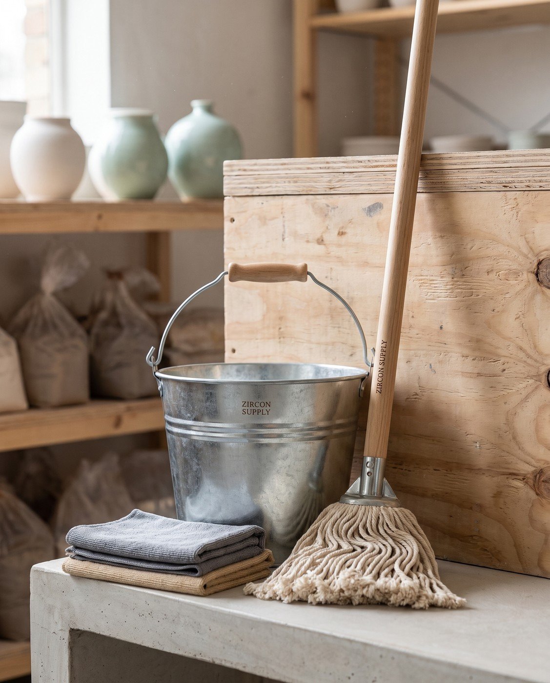 Mop & Bucket Studio Set