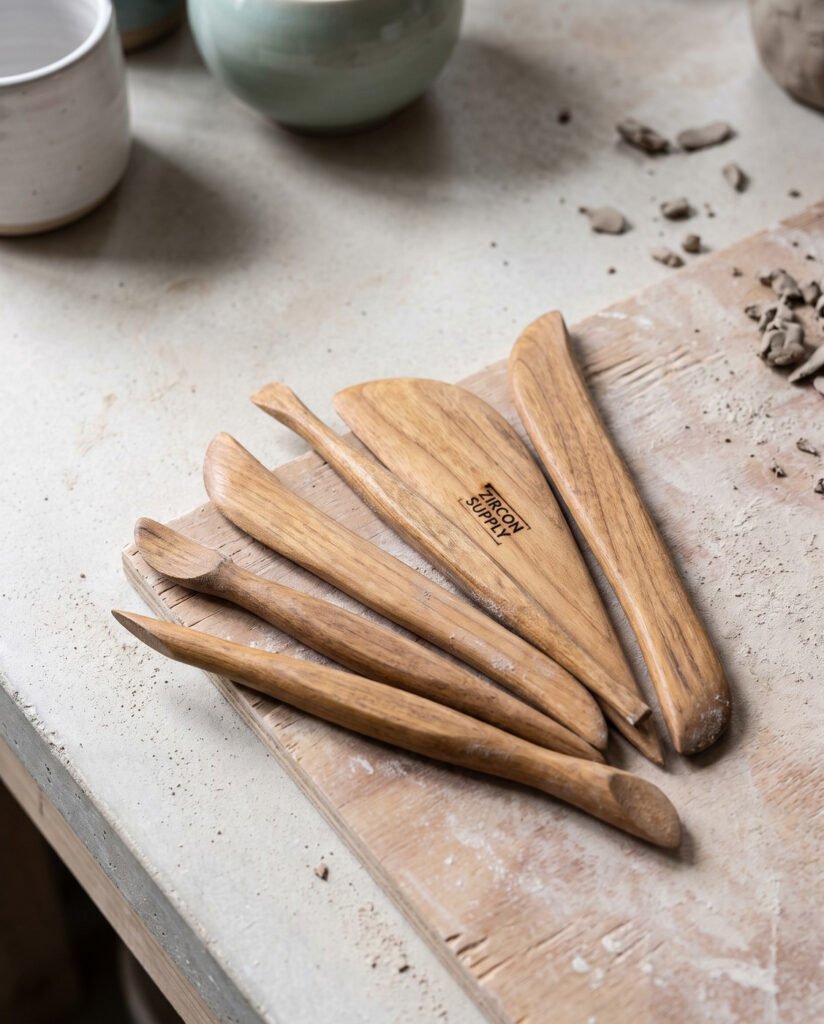 Potter's Caliper — Wooden Double-Ended