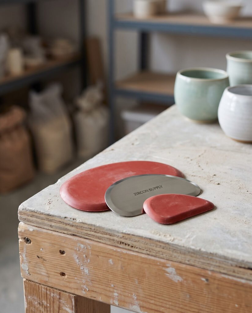 Red Rubber Rib Set — Three