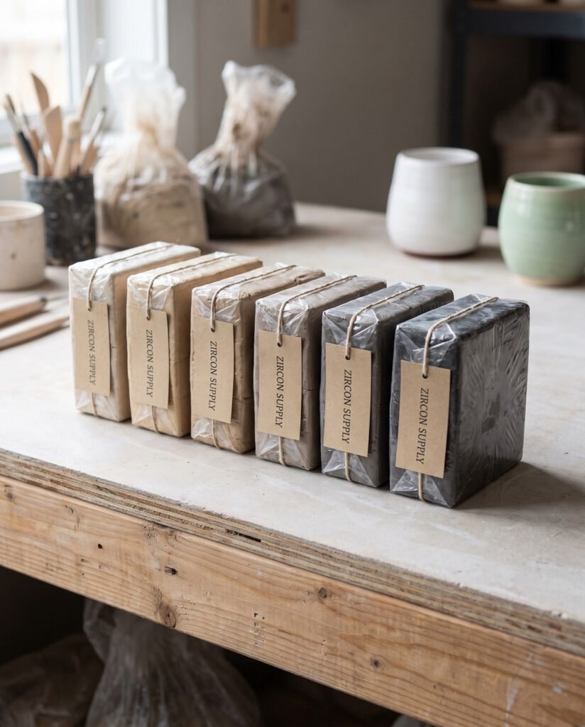 Sample Pack — Six Studio Clay Bodies