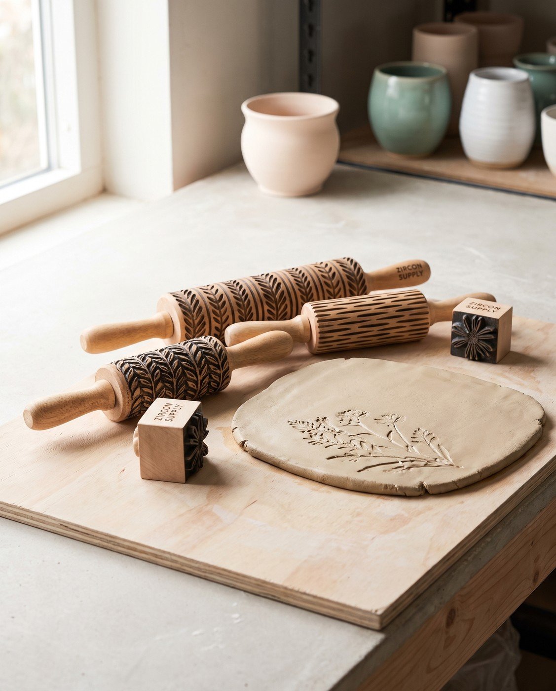 Texture Roller Set — Four Patterns