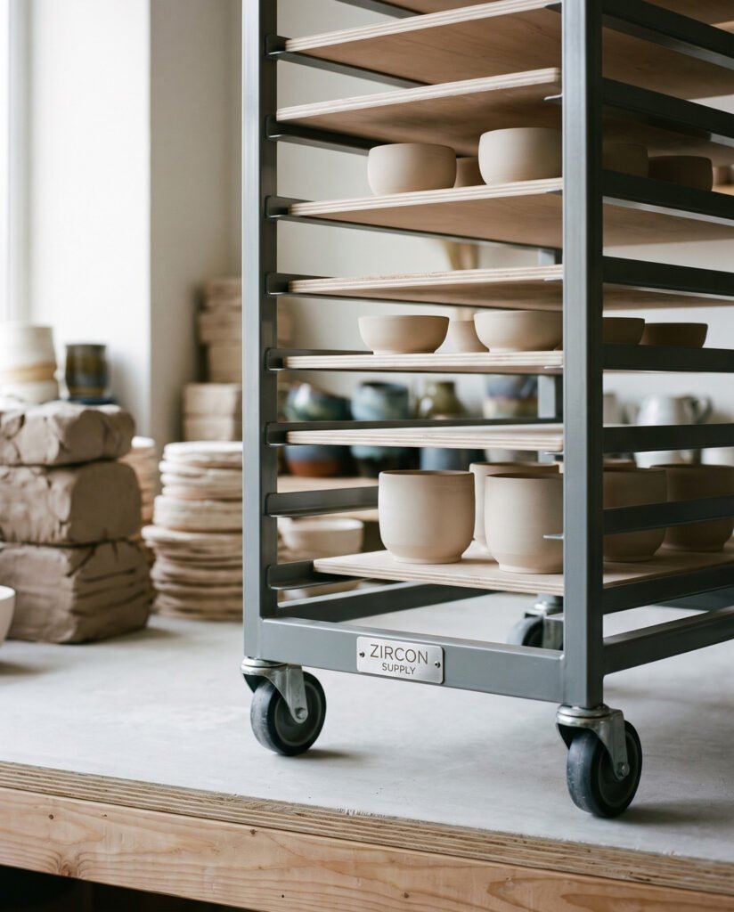 Ware Cart — Ten Shelf, Casters